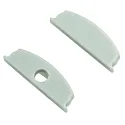 end cap BENDABLE FUP18/6B with feed-in option, aluminium