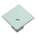 Eindkap EP30/30 hoekig, ingebouwde versie, met voedermogelijkheid, aluminium