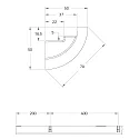 Rutec Projekt Schuimstoflaag PU VOUTE 5X5 / 2M rond, wit
