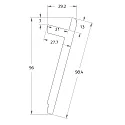 Rutec Projekt Schuimstoflaag PU VOUTE 9.7X2.9 / 2M, wit