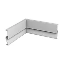 Hoekverbinder SOCKET PROFILE PFG401 hoek binnen, zilver