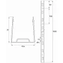 Rutec Projekt profile VARDAFLEX SVQ/TVQ - INOX V4A/AS316 - 1M, stainless steel