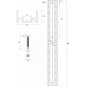 Rutec Projekt Profiel VARDAFLEX PLATIN 272° TVQ - 1M flexibel, aluminium