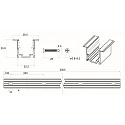 Rutec Projekt kraagvorm profiel VARDAFLEX NEON SVQ/TVQ - 2M, aluminium