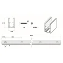 Rutec Projekt montageprofiel VARDAFLEX NEON MINI - 2M, aluminium