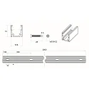 Rutec Projekt Profiel VARDAFLEX NEON PIKO SVQ/TVQ - 2M - 2M, aluminium