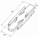 Rutec Projekt Profiel connector VARDAFLEX PLATIN PIKO, rvs