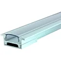 collar profile FLAT 23/12K - 2M flat, anodised aluminium