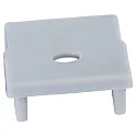 end cap PFH415 / PFH418 (COMBINED WITH COVER PFH892) high, with feed-in option, with cable hole, grey