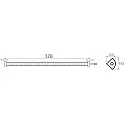 Lichtstrip VARDAFLEX NINQE PLUS - FRIDGE&FREEZER - 325MM stijf, schakelbaar IP54, wit  3W 364lm 5800K 120° CRI >80 32.5cm