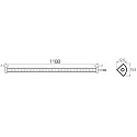 Rutec Projekt Lichtstrip VARDAFLEX NINQE PLUS - FRIDGE&FREEZER - 1180MM stijf, schakelbaar IP54, wit  12W 1364lm 5800K 120° CRI >80 118cm