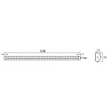 Lichtstrip VARDAFLEX NINQE DOUBLE - FRIDGE&FREEZER -  stijf, schakelbaar IP54, wit  6W 725lm 5800K 180° CRI >80 32.5cm