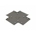 profile connector VARDAFLEX PLATIN INGROUND (RUP-PGF901) - CROSS CONNECTOR, stainless steel