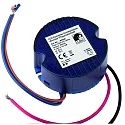 LED besturingsprogramma 350MA / 8-12W rond, met open kabel, constante stroom, dimbaar, blauw
