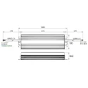 Rutec Projekt LED besturingsprogramma 400.8W ACTIVE PFC spanningsconstante, schakelbaar, aluminium