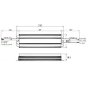 Rutec Projekt DALI dimmer DALI-2 DT6 24VDC 100W SINGLE COULOUR met open kabel, 1 Kanaal, aluminium