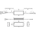 Rutec Projekt LED besturingsprogramma 186-277V AC/DC / 24V / 120W spanningsconstante, schakelbaar, aluminium