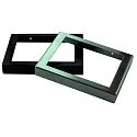 Verblinding LCD DMX TOUCHPANEL PHH477, ijzer geborsteld