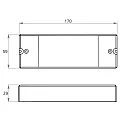 Rutec Projekt Ontvanger RF - MASTER RGB+W+WW / 12/24V / 60W/120W RGB, RGBW, 5 Kanaal, zwart