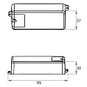 Rutec Projekt Dimmer 1-10V IN / PWM OUT / 12V-96W / 24V-192W 1 Kanaal, PWM-dimuitgang, blauw