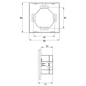 Rutec Projekt Aanraakpaneel AC-DMX / 4 ZONES RGBW 4 Kanaal, RGBW, DMX-stuursignaaluitgang, zwart