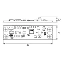 Rutec Projekt Dimmer PROXI MONO / VARDAFLEX ALU-CV GESTURE CONTROL 1 Kanaal, bedienbaar met gebaren