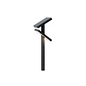 battery solar lamp HELIOSTEPPER with sensor IP65, graphite grey