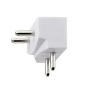 Hoekverbinder LUXI LINK met stekker, wit