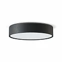 Opbouw armatuur DISC IP20, zwart dimbaar