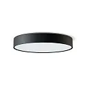 Opbouw armatuur DISC IP20, zwart dimbaar
