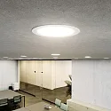 SIGOR Inbouwarmatuur FLED DOWNLIGHT SLIM CCT Switch, met diffuser IP20, wit  18W 1300lm 3000 / 4000 / 5000K 120° 120° CRI 90