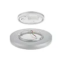 SIGOR Plafondarmatuur CIRCEL 40 IP54, zilver 