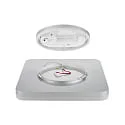 SIGOR Opbouw armatuur SQUARE 22 IP54, zilver 