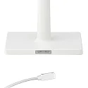 SIGOR LED Tafellamp op batterijen NUINDIE CHARGE, IP54, 2700K / 2200K (Flex-Mood), met QI oplaadoppervlak, dimbaar, wit