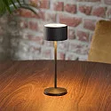SIGOR Tafellamp op batterijen VELUNA up / down, CCT Switch, Set van 1, met Touch-Dimmer IP44, nacht zwart dimbaar