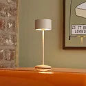 SIGOR Tafellamp op batterijen VELUNA up / down, CCT Switch, Set van 1, met Touch-Dimmer IP44, duin beige dimbaar