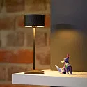 SIGOR Tafellamp op batterijen VELUNA up / down, CCT Switch, Set van 3, met Touch-Dimmer IP44, nacht zwart dimbaar