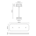 battery table lamp FACETTA down, CCT Switch, set of 3, with touch dimmer IP44, dune beige dimmable