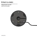 SIGOR Tafellamp op batterijen NUDROP CCT Switch, met Touch-Dimmer IP54, grafietgrijs dimbaar