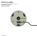 SIGOR Tafellamp op batterijen NUDROP CCT Switch, met Touch-Dimmer IP54, saliegroen dimbaar