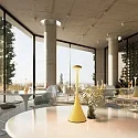 SIGOR Tafellamp op batterijen NUDROP CCT Switch, met Touch-Dimmer IP54, zonnig geel dimbaar