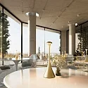 SIGOR Tafellamp op batterijen NUDROP CCT Switch, met Touch-Dimmer IP54, goud dimbaar