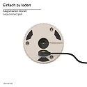 SIGOR Tafellamp op batterijen NUFLAIR CCT Switch, met aanraakdimmer, gebrüllt IP54, duin beige dimbaar