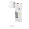 SIGOR Tafellamp op batterijen NUINDIE USB-C up / down, met USB-Aansluiting, CCT Switch, met Touch-Dimmer IP54, sneeuwwitje dimbaar