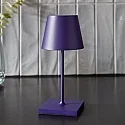 SIGOR Tafellamp op batterijen NUINDIE MINI USB-C rond, CCT Switch, met aanraakdimmer IP54, pruimenblauw dimbaar