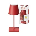 SIGOR Tafellamp op batterijen NUINDIE MINI USB-C up / down, met USB-Aansluiting, CCT Switch, met Touch-Dimmer IP54, vuurrood dimbaar