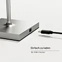 SIGOR Tafellamp op batterijen NUINDIE MINI USB-C up / down, met USB-Aansluiting, CCT Switch, met Touch-Dimmer IP54