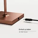 SIGOR Tafellamp op batterijen NUINDIE MINI USB-C up / down, met USB-Aansluiting, CCT Switch, met Touch-Dimmer IP54