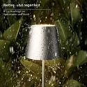 SIGOR battery floor lamp NUINDIE USB-C up / down, with USB connection, CCT Switch, with touch dimmer IP54, silver dimmable