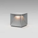 SIGOR battery table lamp NUTALIS 10X10CM cube shape, CCT Switch, with touch dimmer, with charger IP54, fog grey dimmable